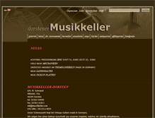 Tablet Screenshot of musikkeller.com